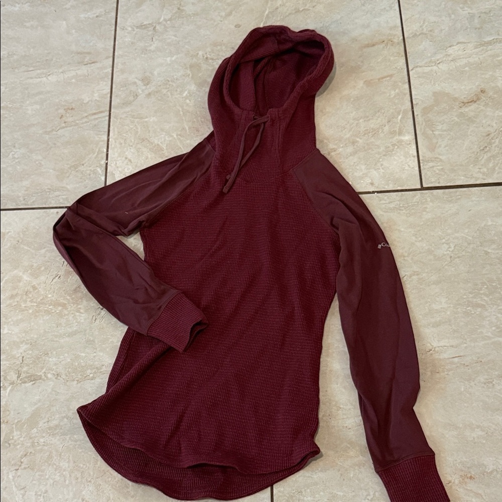 Columbia Women's Maroon Hooded Sweatshirt